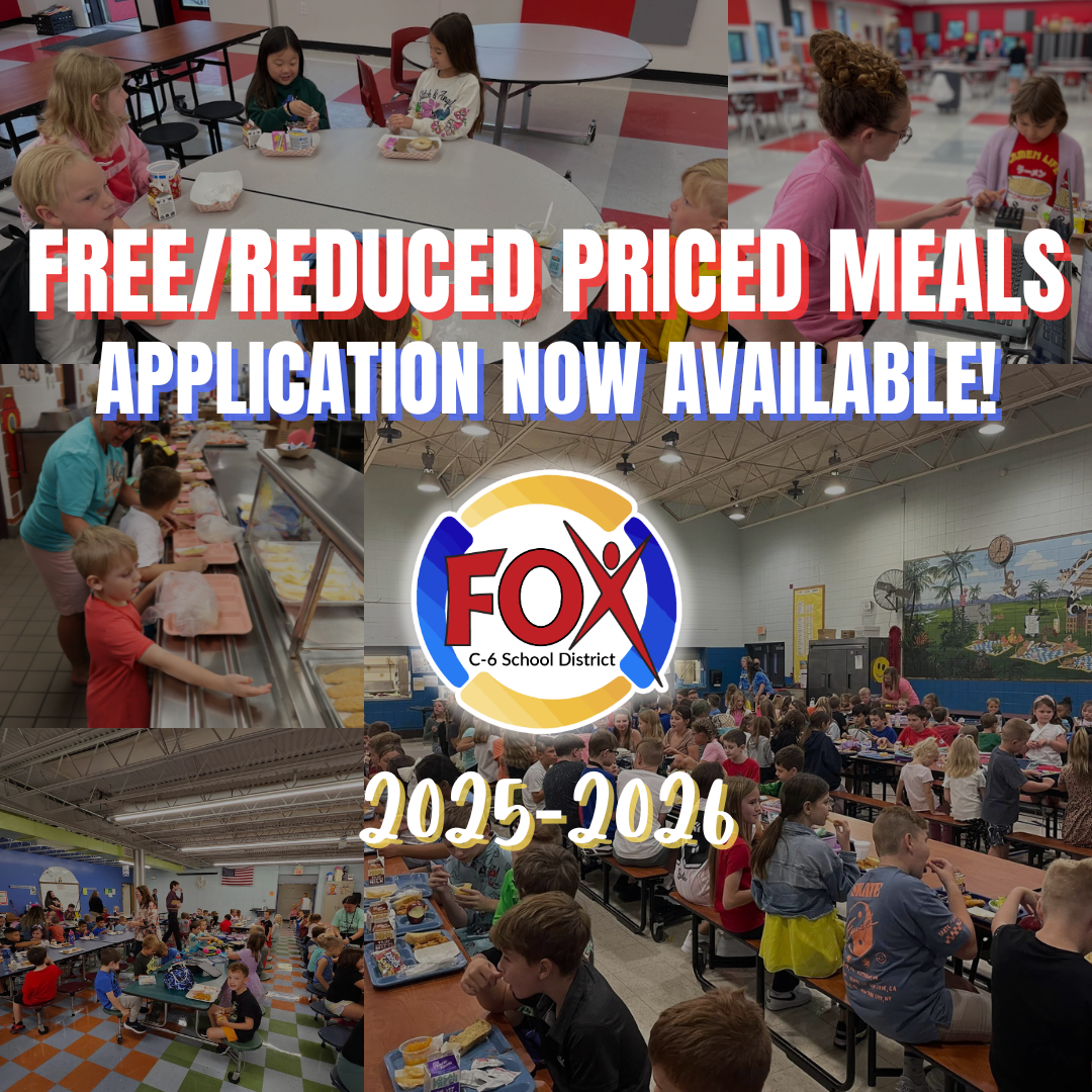  Complete the Free & Reduced Meal Application for the 2025-2026 School Year 
